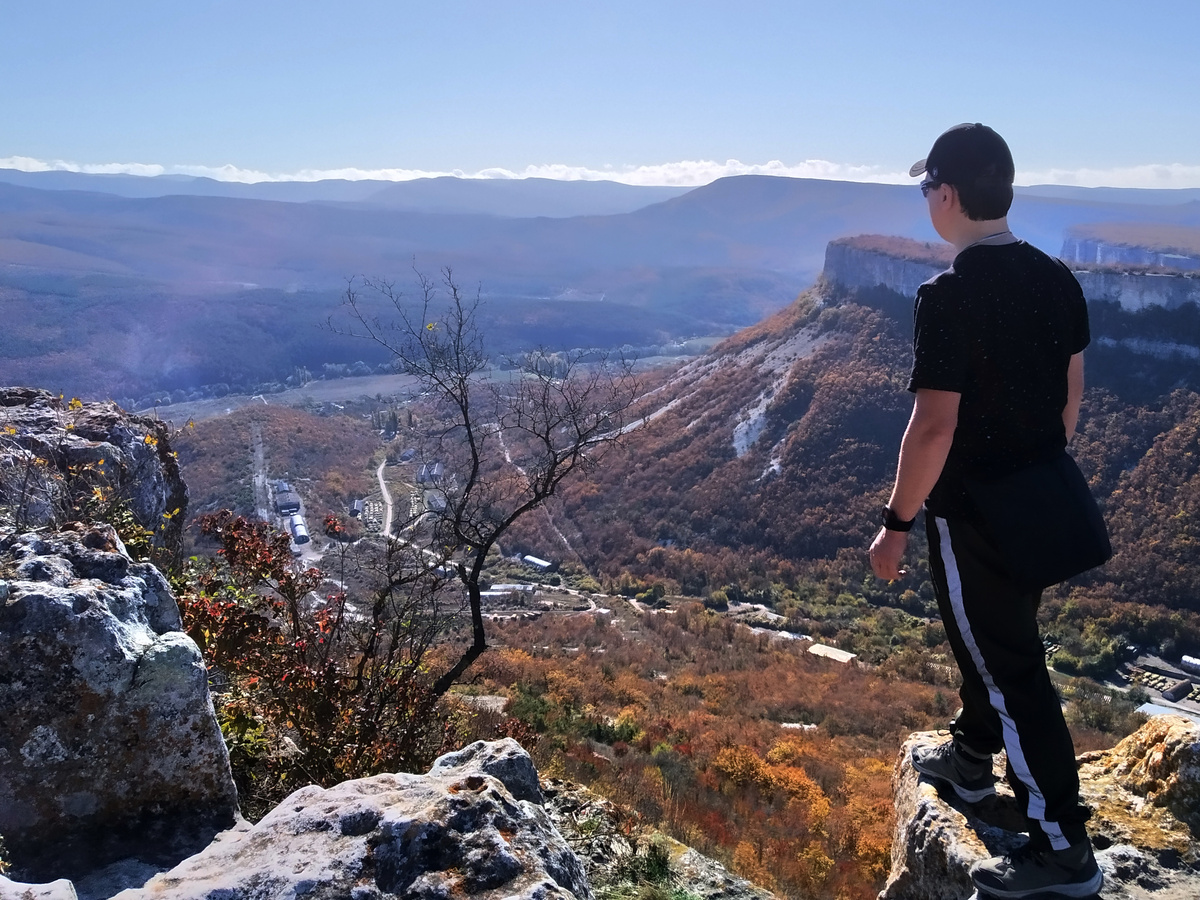 На горе Тепе-Кермен