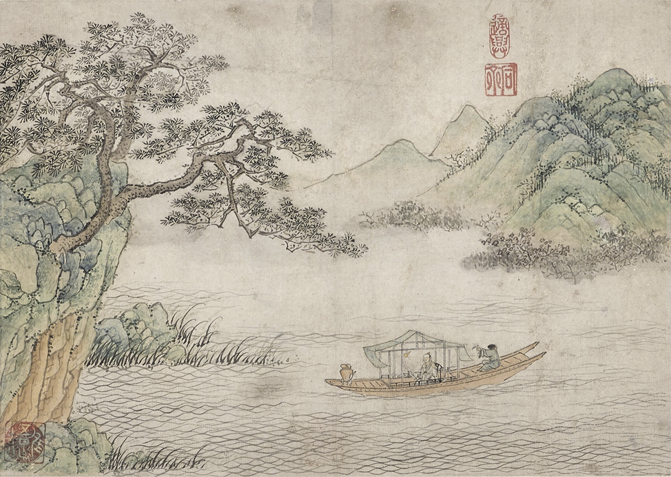 На изображении – две знаменитые императорские печати династии Цин. Они принадлежат императору Цяньлуну (правил 1735–1796 гг.), известному коллекционеру и любителю искусства