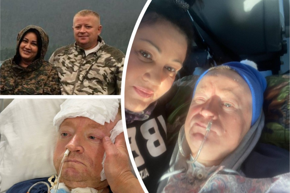 Елена три года заботится о муже, который впал в псевдокому. Фото: Предоставлено Еленой Бажиковой