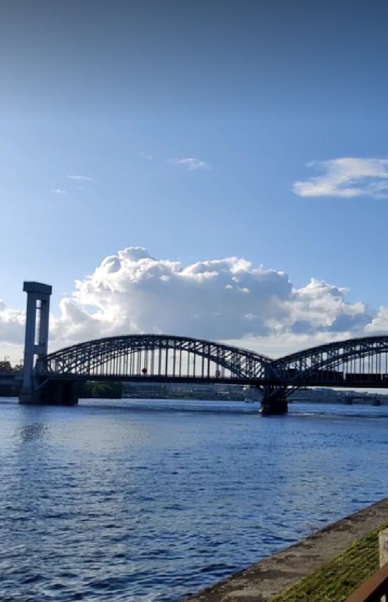 Финляндский железнодорожный мост. Санкт-Петербург