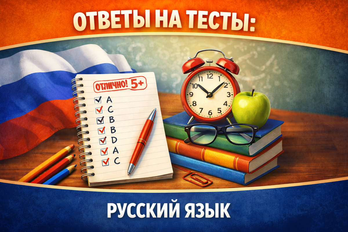 Русский язык: вопросы и правильные ответы для тестов и экзаменов - Вступительный тест Синергия