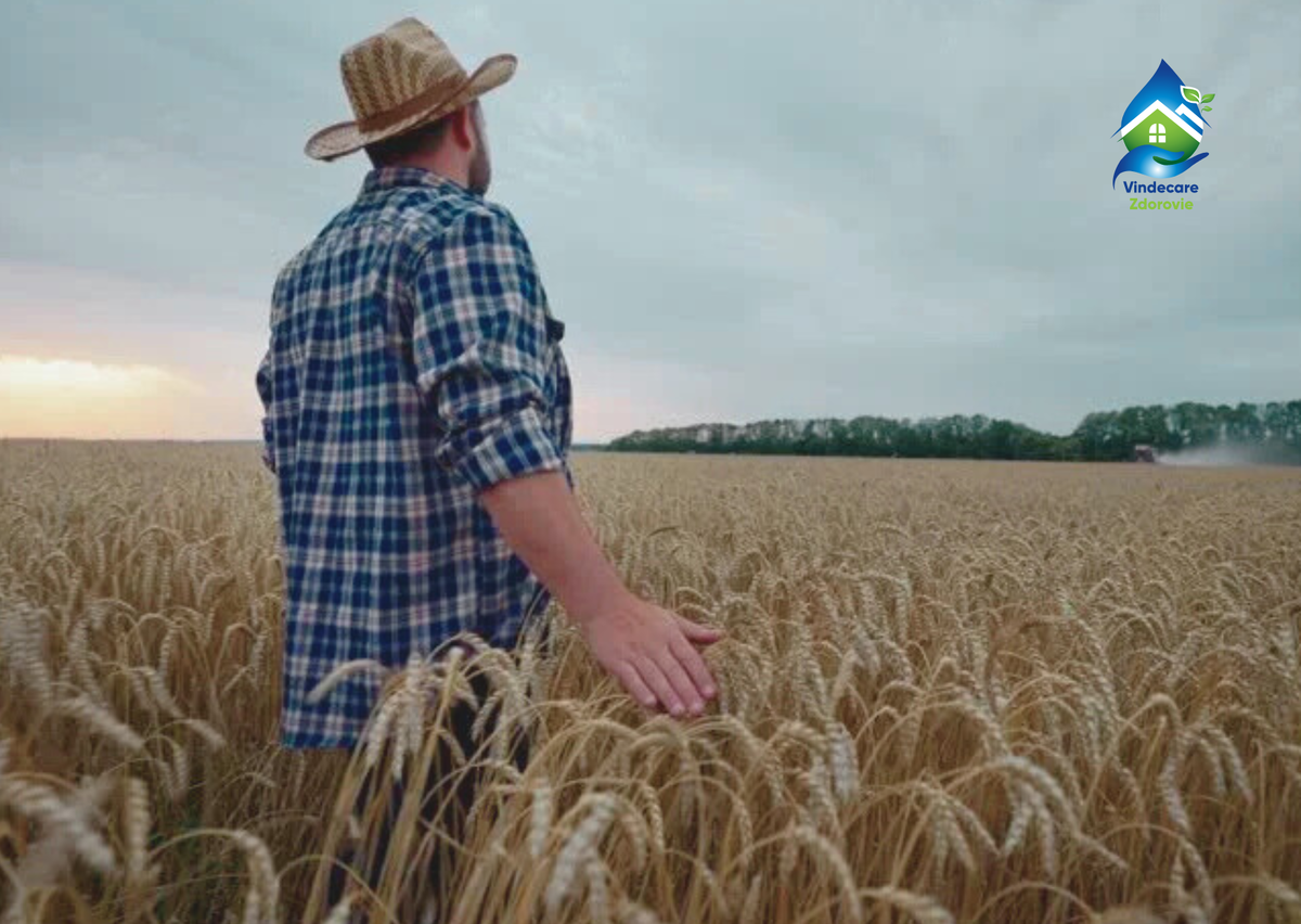 пшеница на ферме