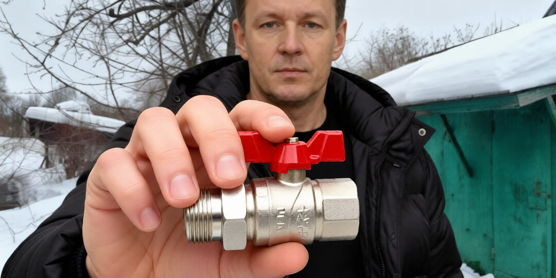 Если вы сломали бабочку шарового крана, а новой на замену нет