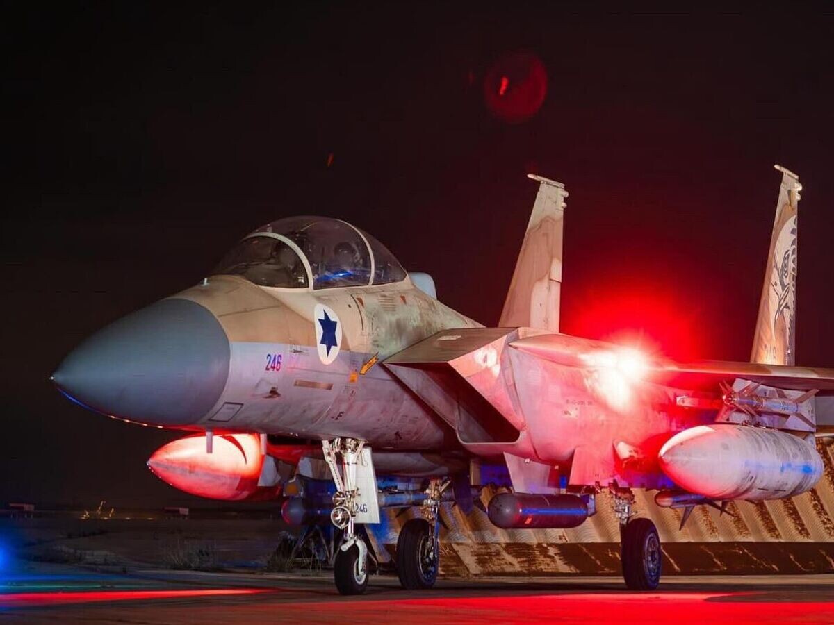    Истребитель ВВС Израиля задействованный в связи с атакой со стороны Ирана. 14 апреля 2024 | © Israeli Air Force/X