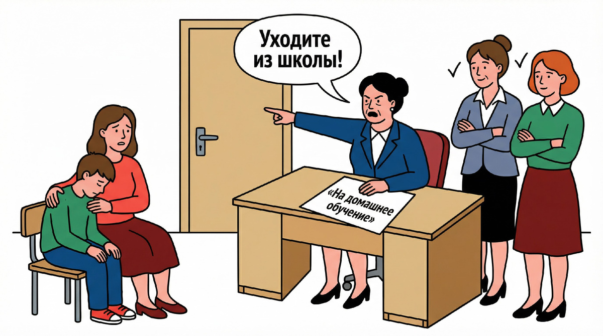 🏫 Ваш сын подрался. Нам такие не нужны. Переводите на домашнее обучение или мы устроим вам "веселую жизнь"