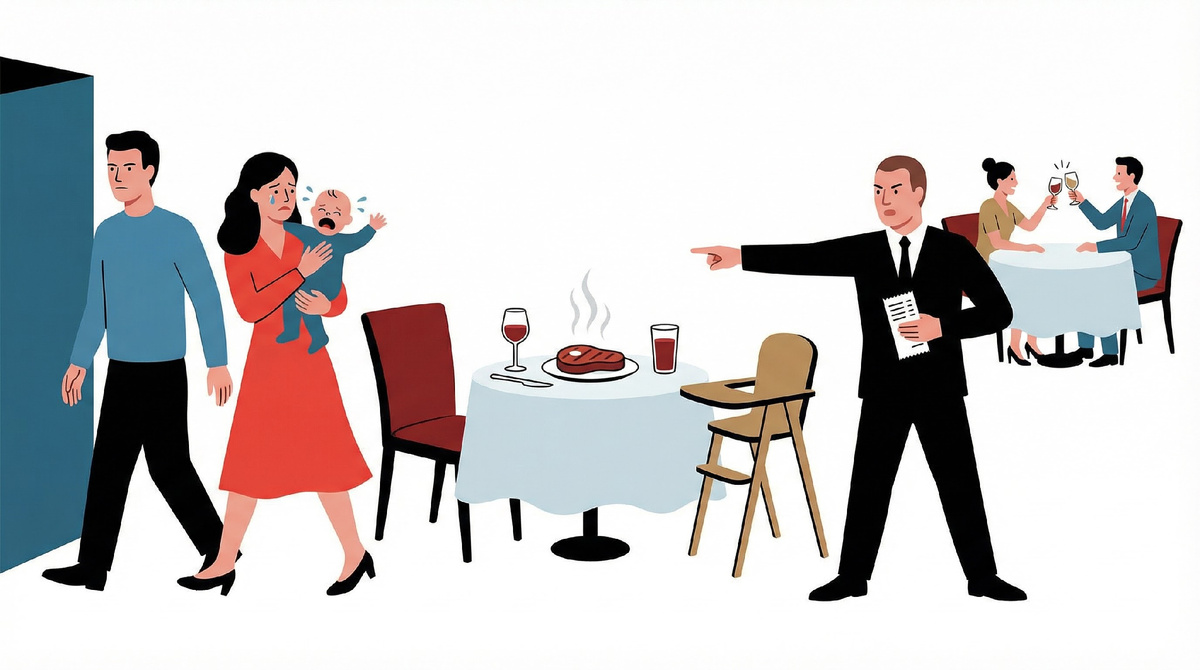 🥩 «Вам лучше уйти. Ваш ребенок мешает гостям», — заявил менеджер, когда я отрезала первый кусок стейка. Нас выставили как прокаженных. Не предложили упаковать еду, не пересадили. Просто выгнали на улицу с голодными детьми!