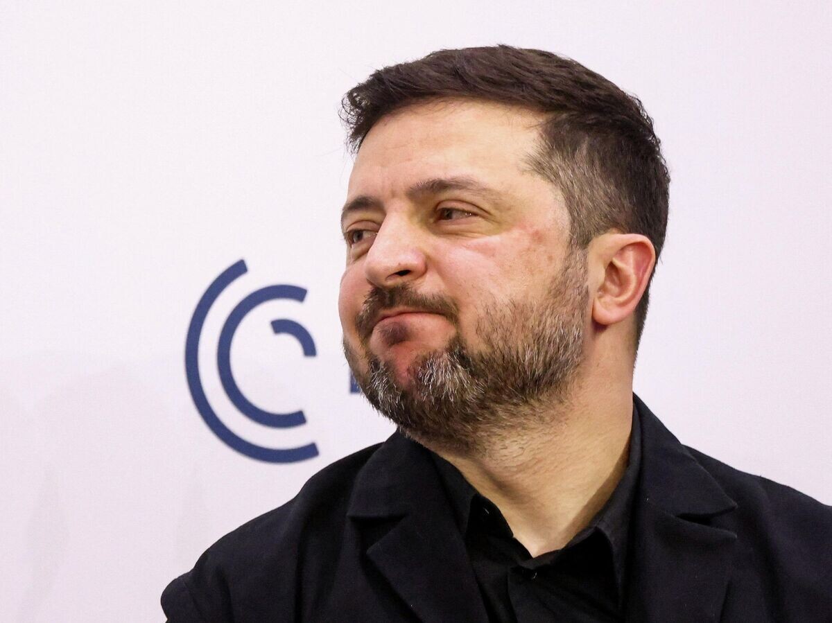    Владимир Зеленский выступает на Мюнхенской конференции по безопасности | © REUTERS / Liesa Johannssen