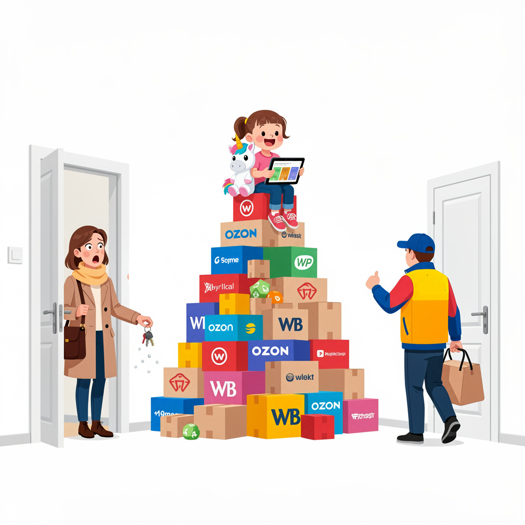 🦄 Дочке 6 лет. Пока я на работе, она заказала с моего телефона игрушек на 47 000 рублей. Маркетплейс говорит: «Это ваш заказ». А я говорю: «Я не заказывала!»