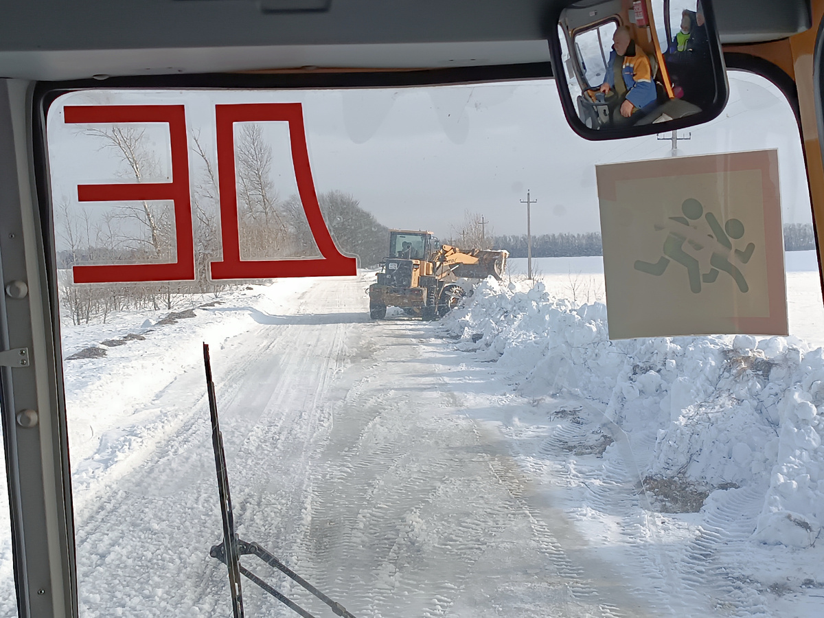 Вот такие у нас сугробики