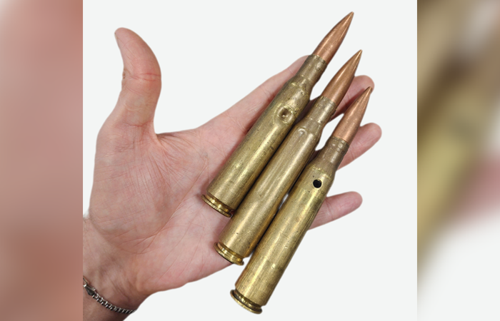 Кернение на гильзе./ Фото: sniperm.ru