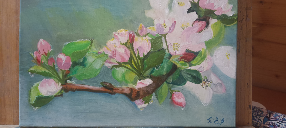 Картина маслом, художник Поспелова Евгения Александровна 