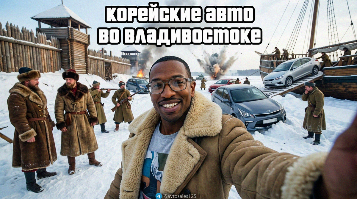    Популярные компактные модели авто из Кореи на стоянке во Владивостоке Авто Сейлс