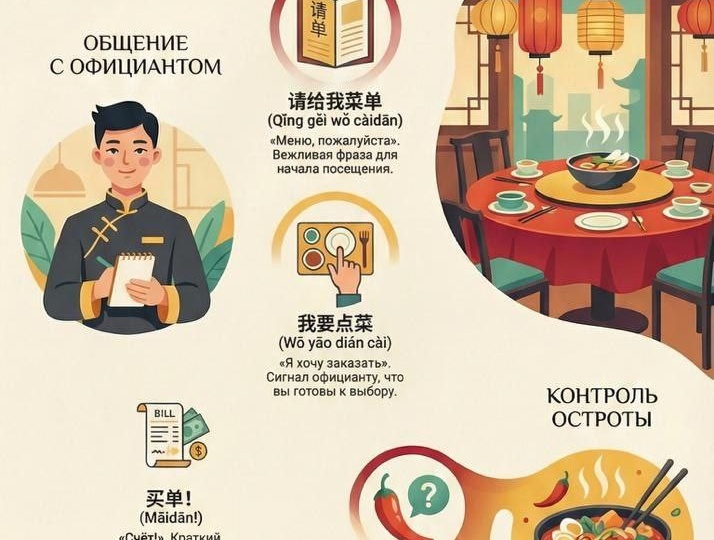Словарик недели: 5 фраз для кафе и ресторана ☕