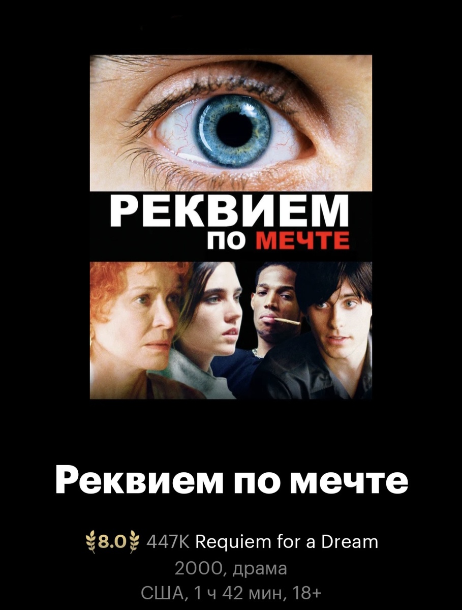 Скриншот страницы фильма на КиноПоиске