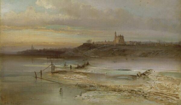    Оттепель: что ней говорили поэты, как её писали художники? Саврасов Алексей Кондратьевич, «Оттепель. Ярославль», 1874 г., общественное достояние