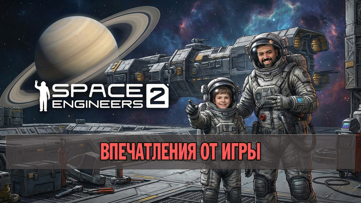 Поиграли с сыном в Space Engineers 2: делимся впечатлениями
