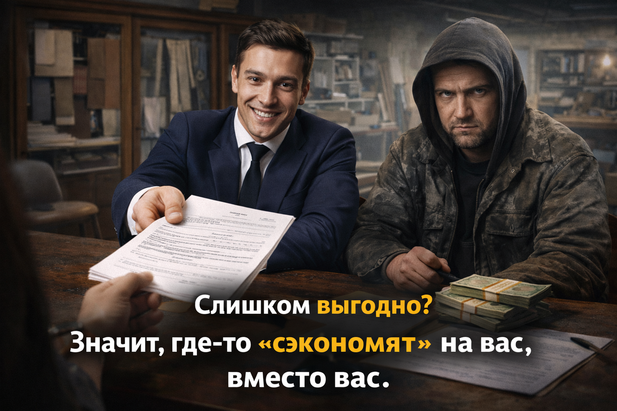 📸 Фото 2: «Слишком выгодно? Значит, где-то “сэкономят” вместо вас».
