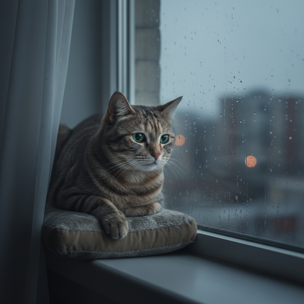 Кошка чувствует себя одиноко, если владелец не замечает её долгое время.