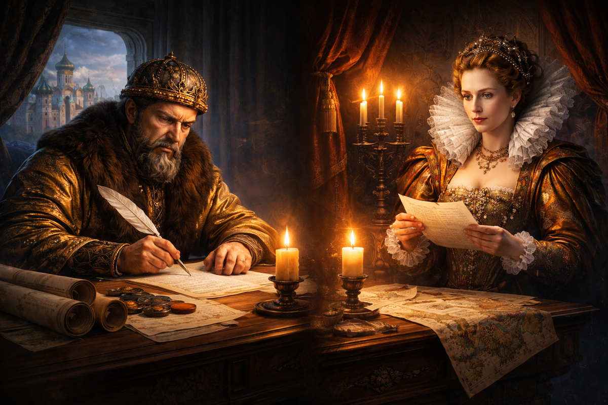 Два монарха. Два мира. И письма, которые могли изменить историю.