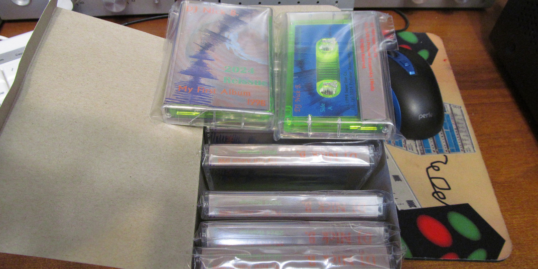 Собран допечатанный тираж магнитоальбома My First Album 1998 от проекта DJ Nick B. (переиздание 2024 года)