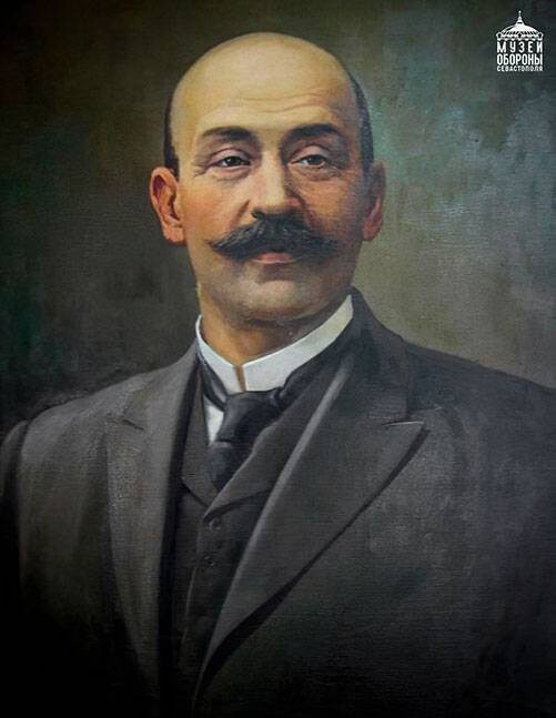 Портрет Франца Рубо. Художник В. Б. Озерников. Фото: sevastopol.press 