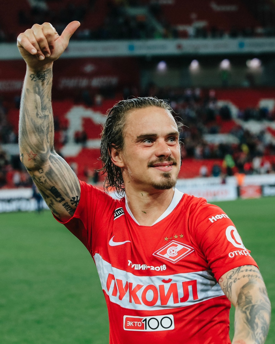 Андрей Ещенко в Спартаке. Выступал за клуб с 2016 по 2021 годы