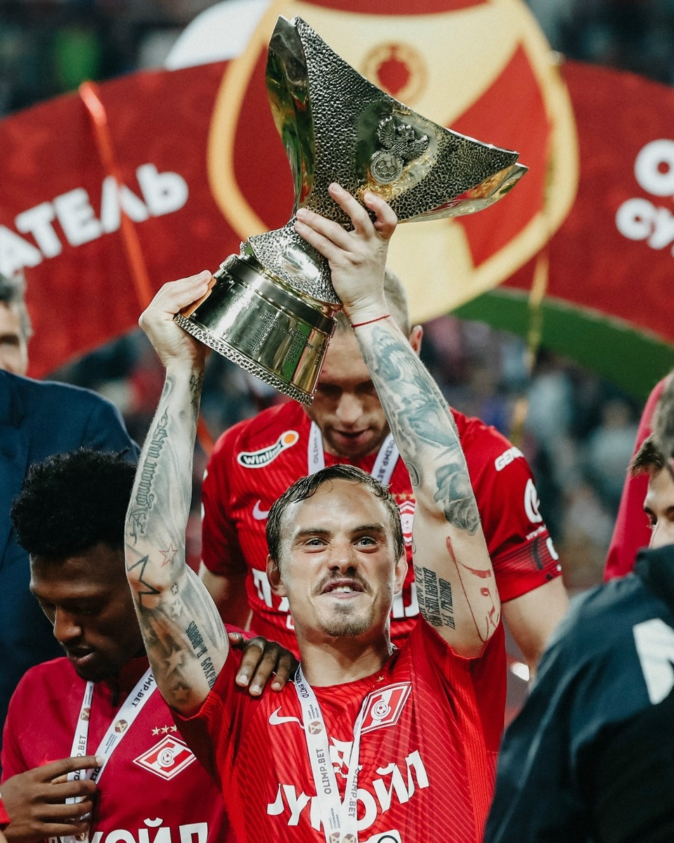 Андрей Ещенко в Спартаке. Выступал за клуб с 2016 по 2021 годы