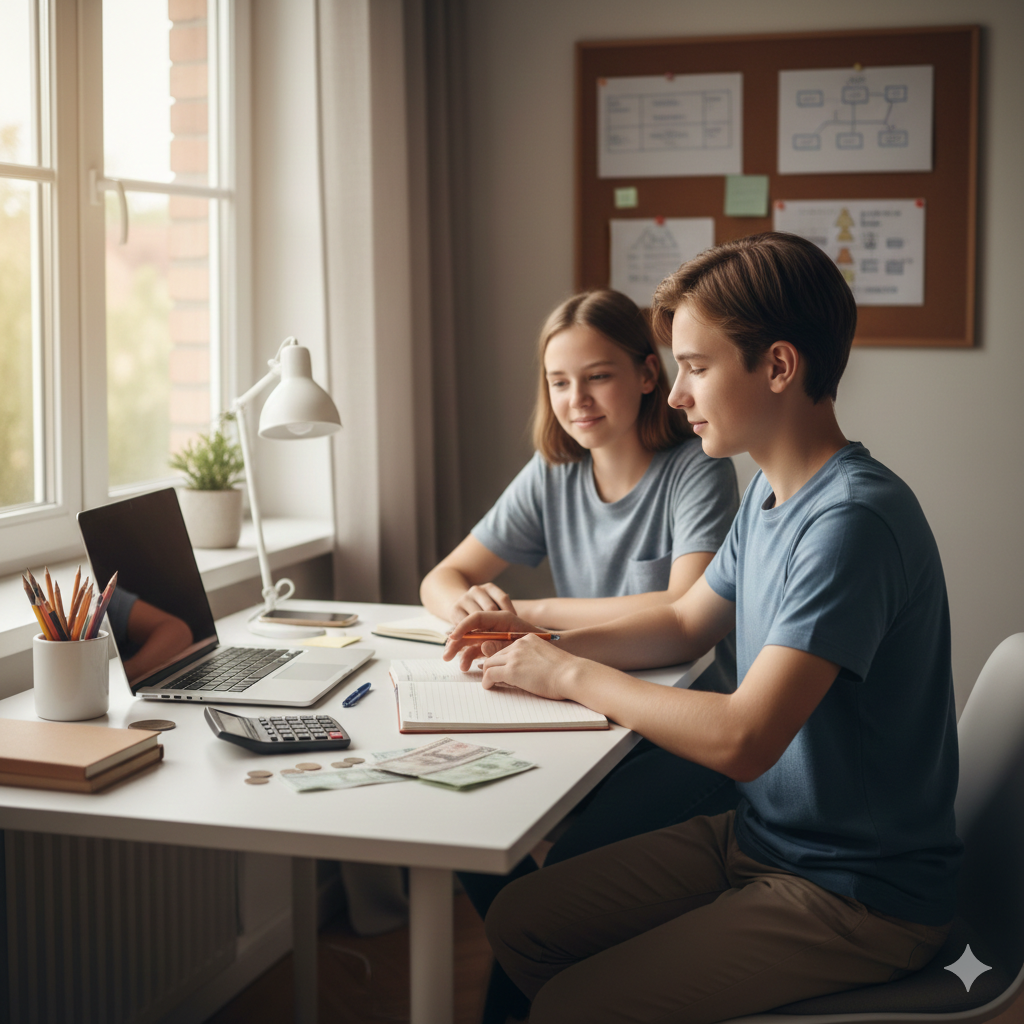 Учим подростков обращаться с деньгами | Фото ИИ