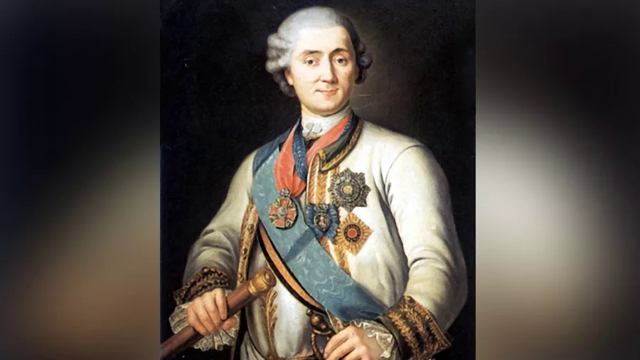 Алексей Григорьевич Орлов-Чесменский. Портрет кисти В. Эриксена, 1766 год