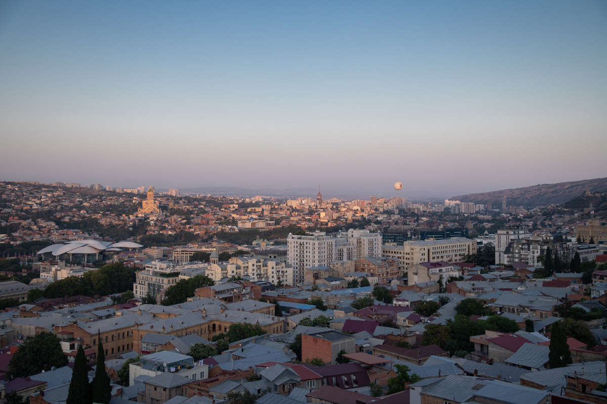 вид на Тбилиси