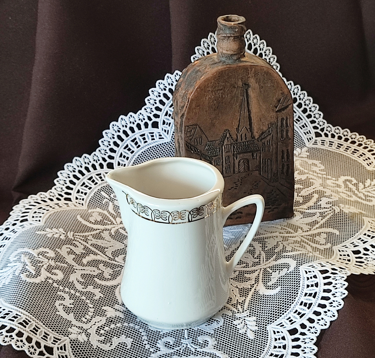 Сливочник Васара, золотой узор, Рига, 1970-75, цена 700 руб