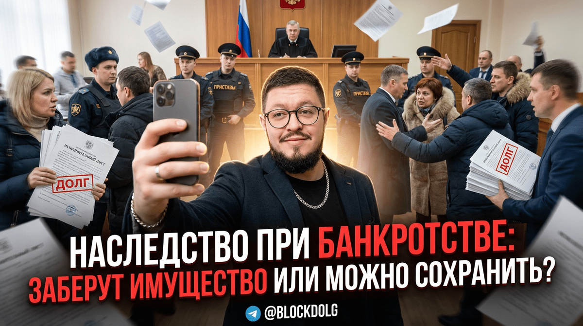    Как процедура банкротства влияет на полученное наследство и можно ли его сохранить Максим