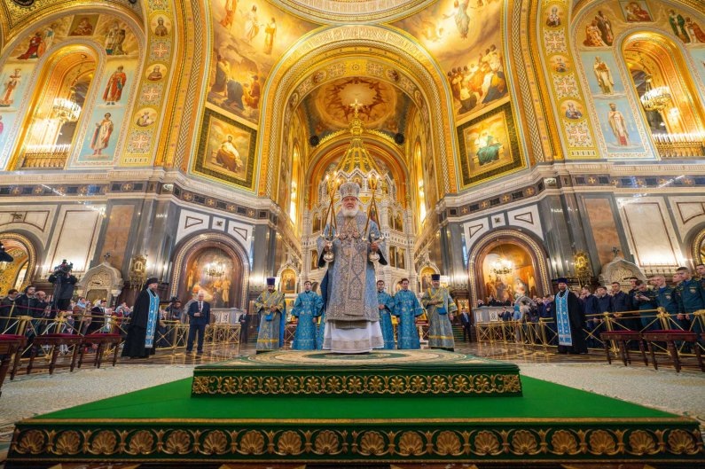 Фотография с сайта фотослужбы патриарха Московского и Всея Руси