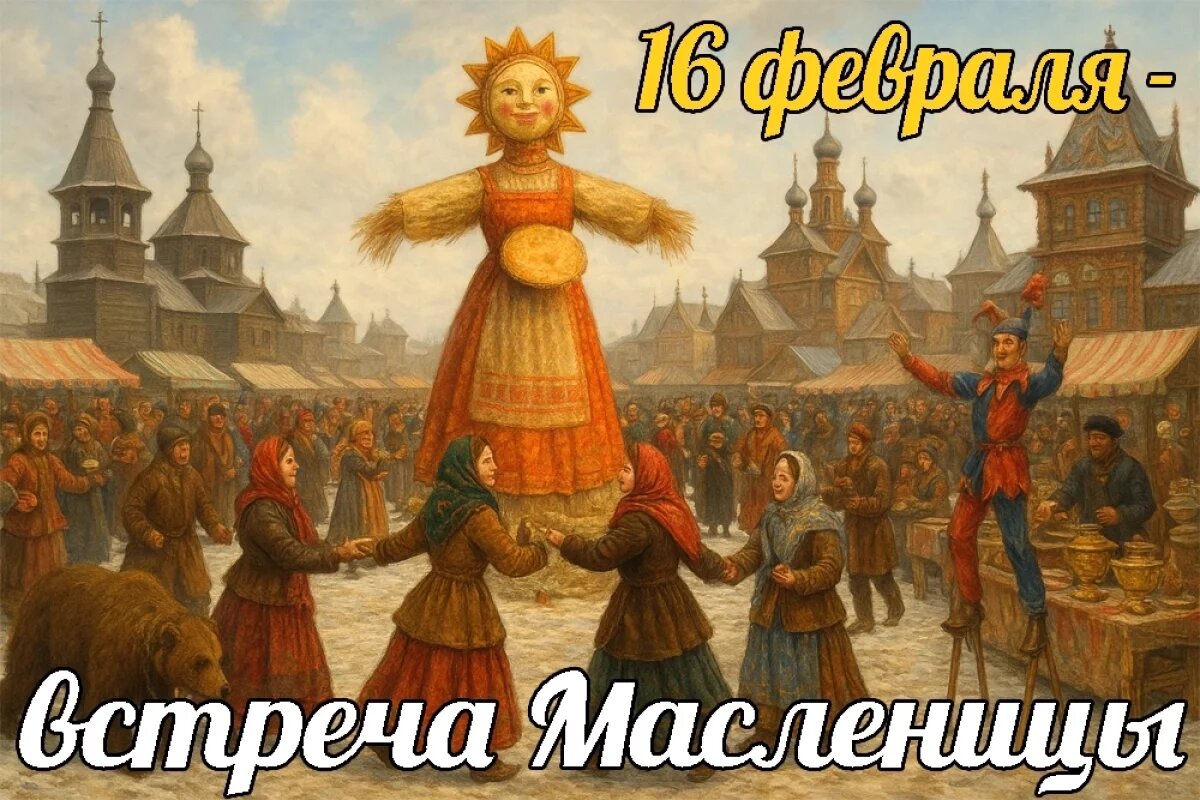    Начало масленичной недели.