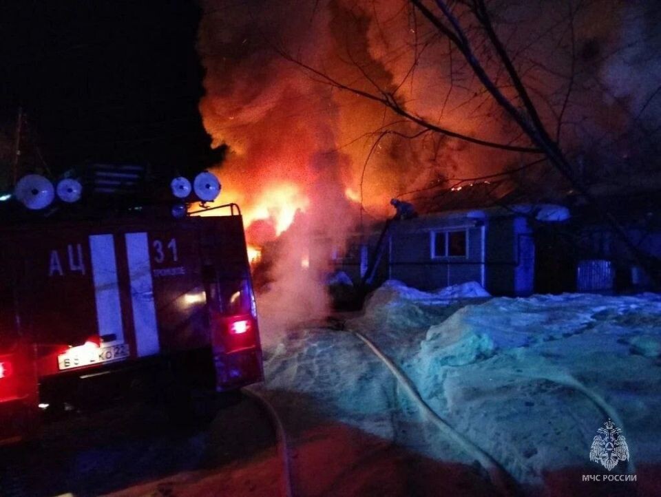    Ночные пожары. Источник: ГУ МЧС России по Алтайскому краю