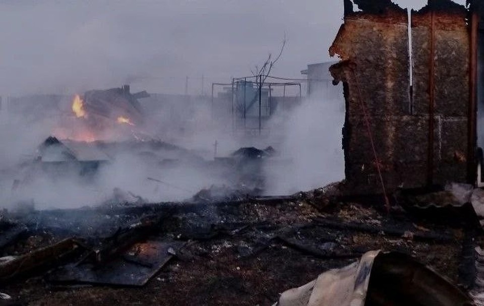    Открытое горение ликвидировано. Фото: МЧС Севастополя/Tg