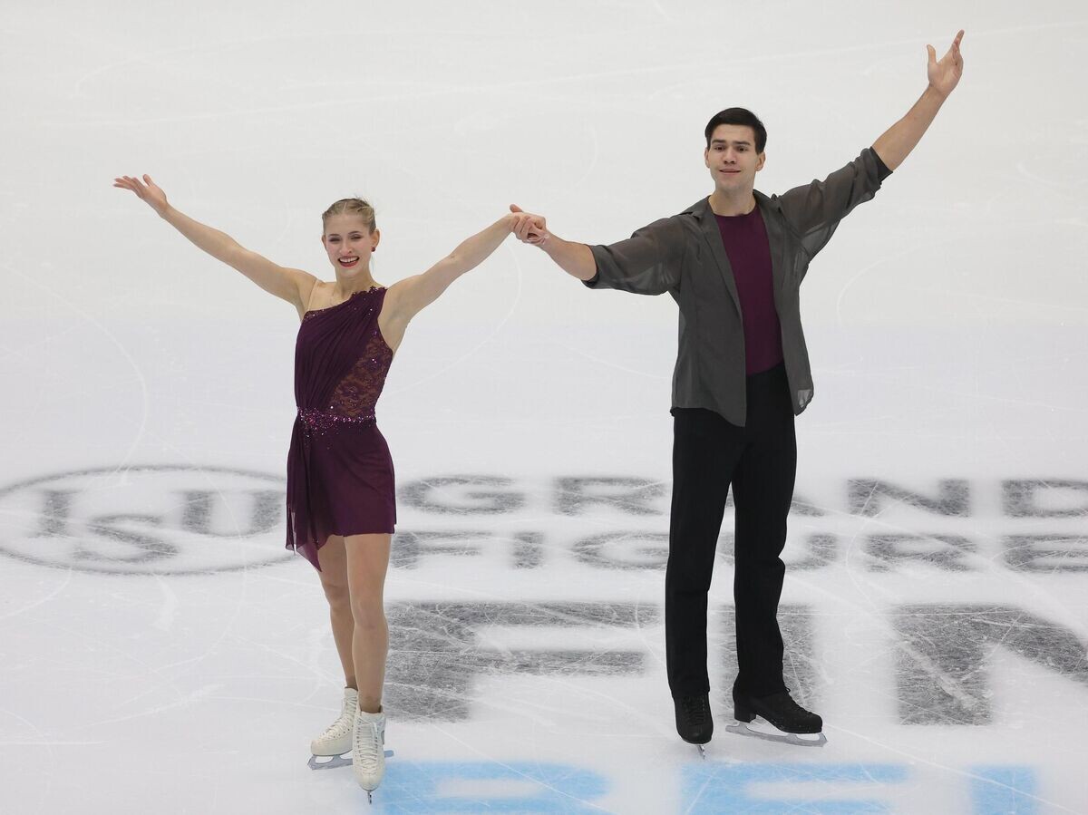    Немецкие фигуристы Минерва Хазе и Никита Володин | © Фото : Пресс-служба ISU