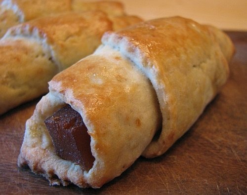 Рогалики с мармеладом на картофельном тесте