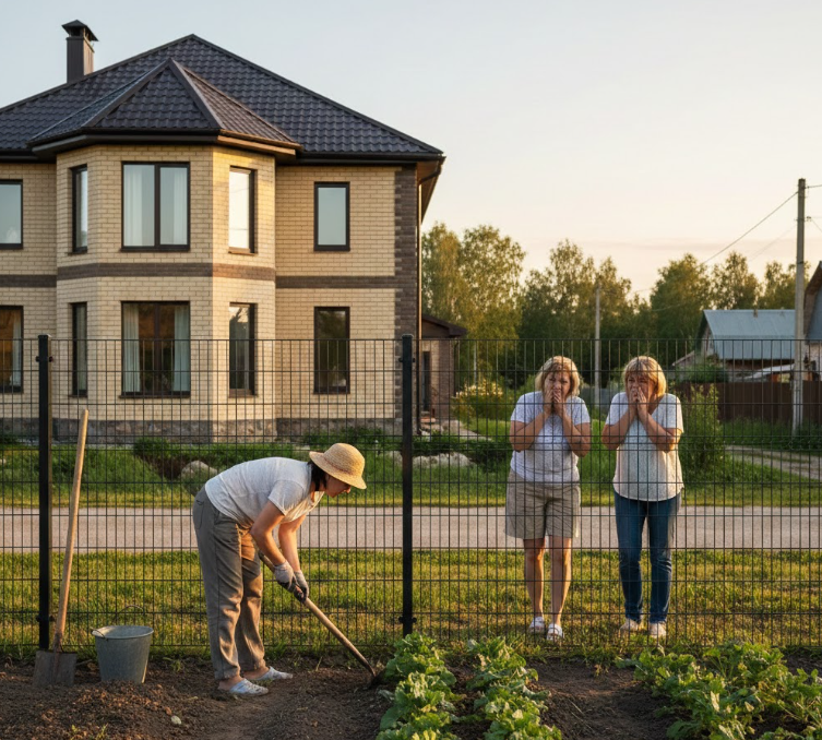 Когда соседи "лезут" к тебе в огород