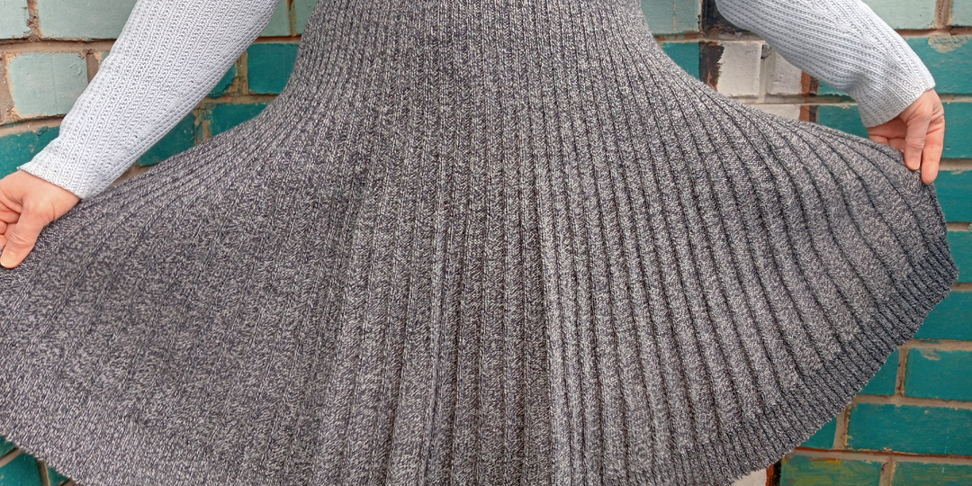 Болгарская юбка из носочной пряжи