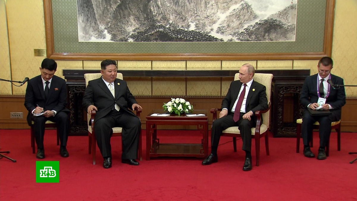    Путин на встрече с Ким Чен Ыном поблагодарил КНДР за борьбу с неонацизмом