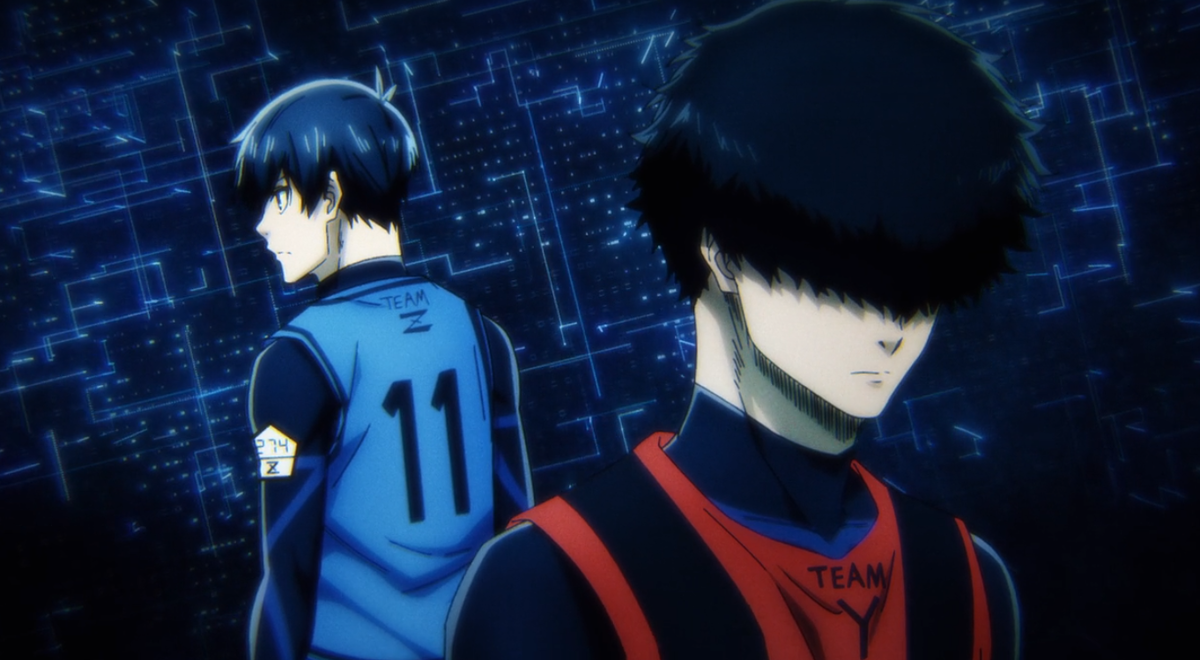 Кадр из аниме «Блю Лок» (Blue Lock), 1-й сезон, 5-я серия. Студия: 8-Bit, 2022.