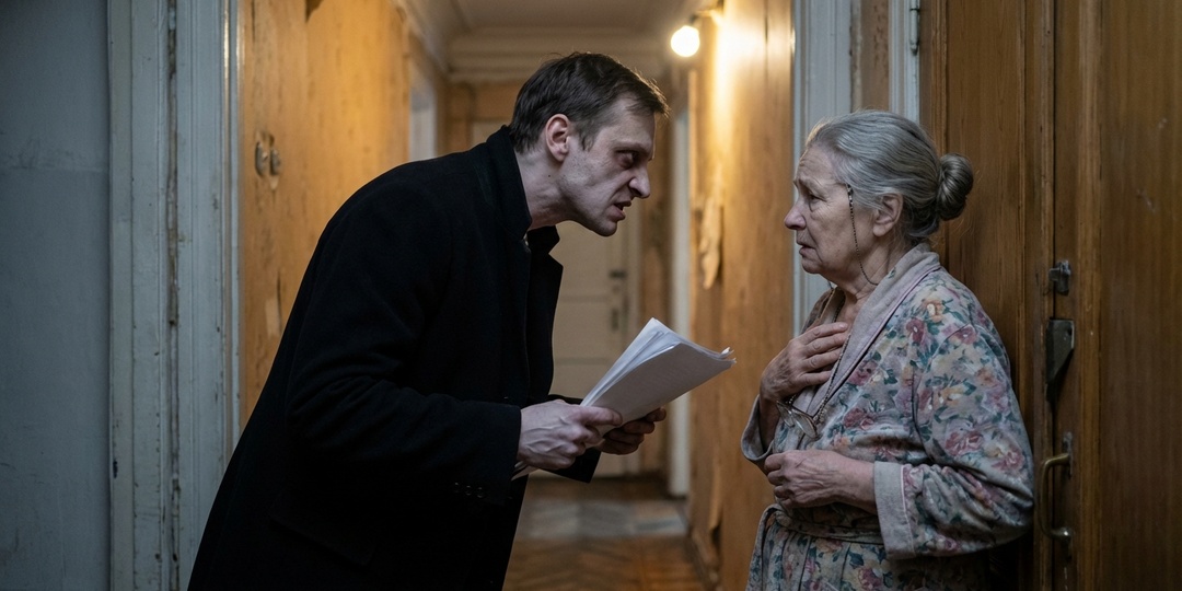 Риэлтор решил выселить старушку из её квартиры