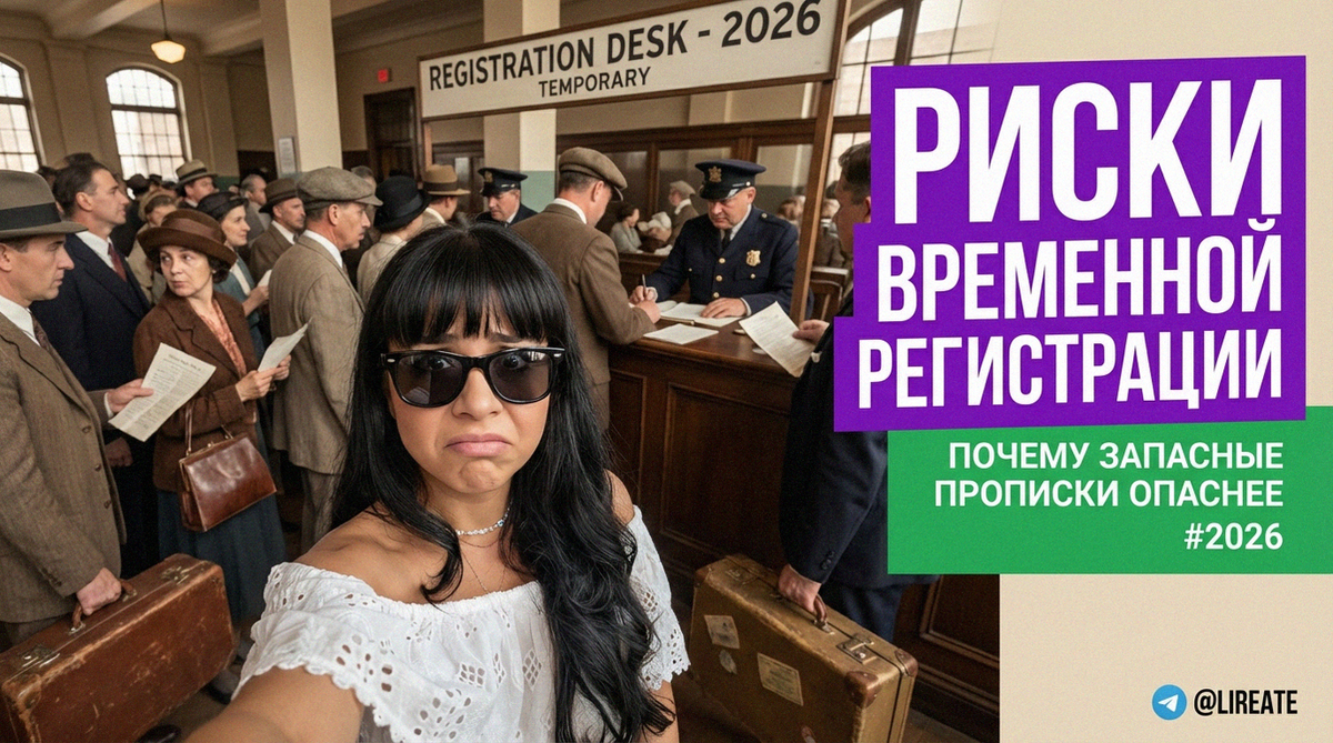    Опасности временной регистрации и нюансы прописки в 2026 году Лирейт