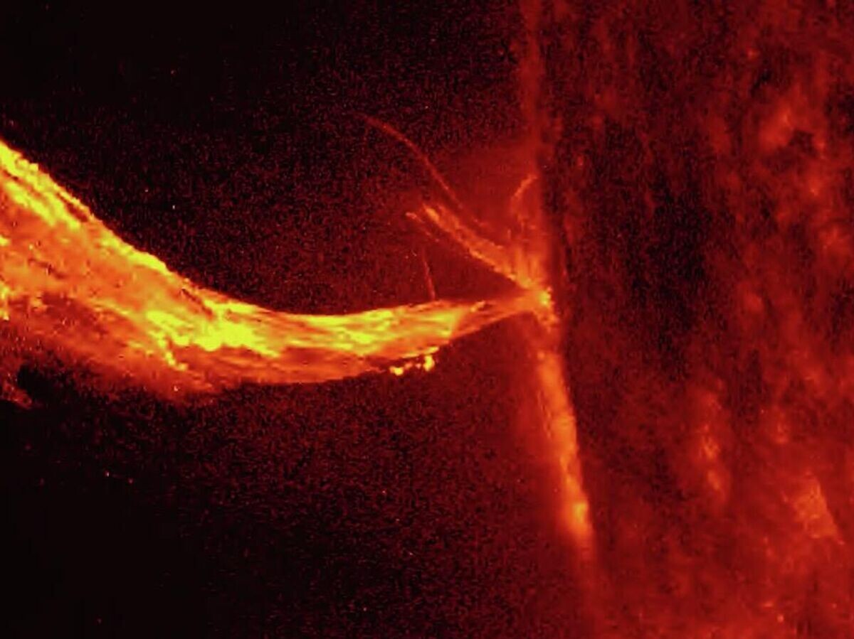    Сильная вспышка на Солнце. 16 февраля 2025 года | © Лаборатория солнечной астрономии (XRAS)/Telegram