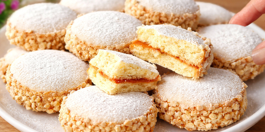 Тает во рту за секунды! Печенье с начинкой - Нереально нежное и вкусное