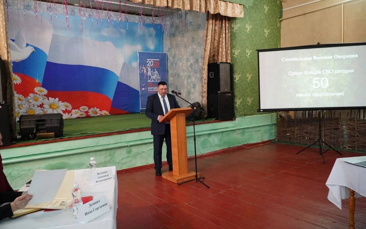    Глава Морозовского сельского поселения отчитался о своей работе Фото – администрация Россошанского района