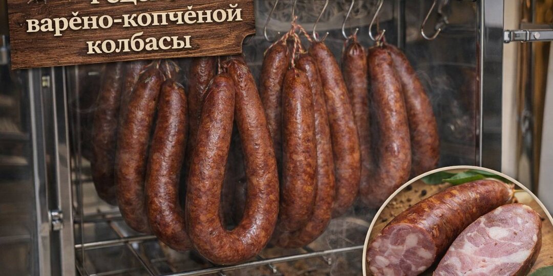 🥩 Рецепт варено-копченой домашней колбасы
