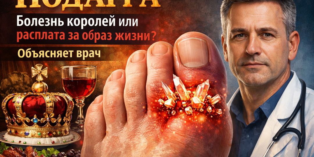 Подагра - болезнь королей или расплата за образ жизни Объясняет врач