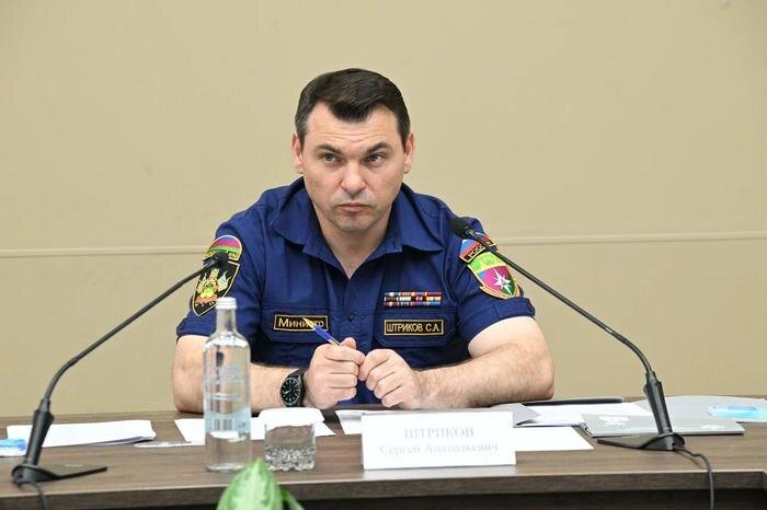 Сергей Штриков. Обложка © Telegram / Администрация Краснодарского края